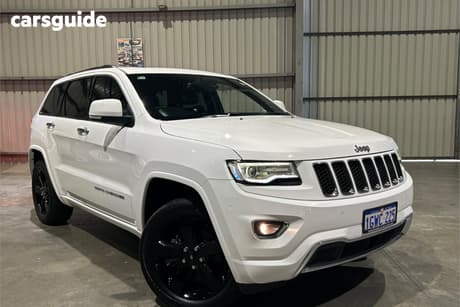 White 2016 Jeep Grand Cherokee Wagon Overland (4X4)