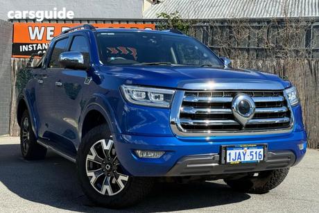 Blue 2021 GWM UTE Dual Cab Utility Cannon-L (4X4)