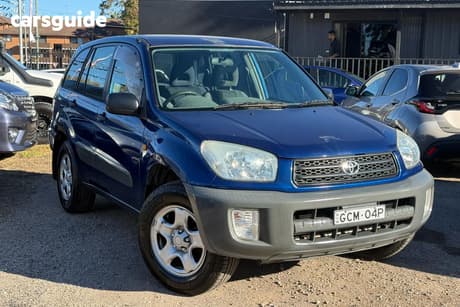 Blue 2001 Toyota RAV4 SUV EDGE