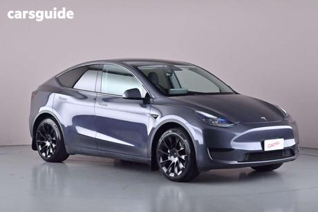 Grey 2023 Tesla Model Y Wagon Rear-Wheel Drive