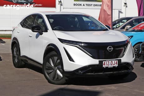 White 2025 Nissan Ariya Wagon Advance