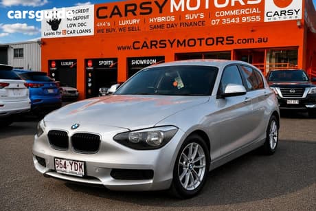 Silver 2014 BMW 1 Hatch 16I F20 MY14