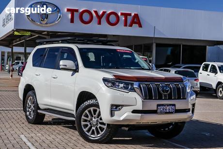 White 2018 Toyota Landcruiser Prado Wagon Kakadu (4X4)