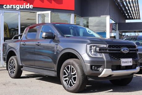 Grey 2025 Ford Ranger Double Cab Pick Up Sport 3.0 (4X4)