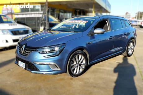 Blue 2018 Renault Megane Wagon Gt-Line