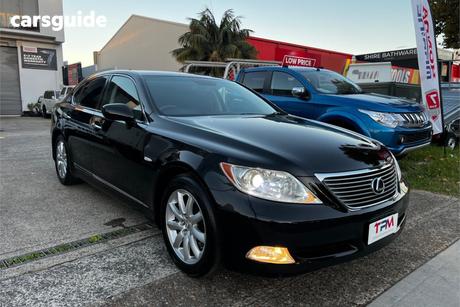 Black 2007 Lexus LS460 Sedan