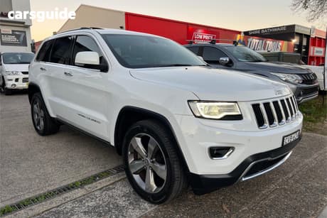 White 2014 Jeep Grand Cherokee Wagon Limited (4X4)