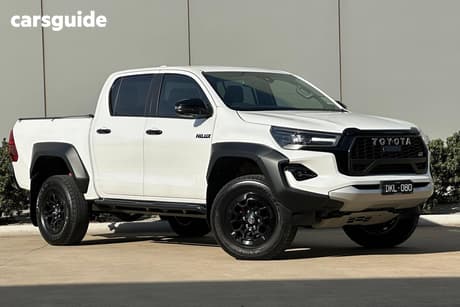 White 2024 Toyota Hilux Double Cab Pick Up Gr-Sport (4X4)