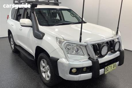 White 2012 Toyota Landcruiser Prado Wagon Gxl (4X4)