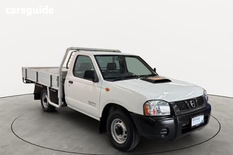 White 2008 Nissan Navara Cab Chassis Dx