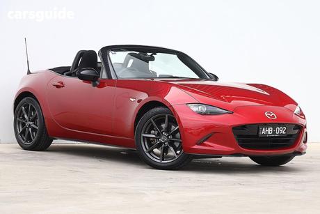 Red 2016 Mazda MX-5 Convertible Roadster