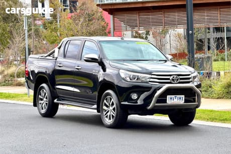 Black 2018 Toyota Hilux Dual Cab Utility Sr5 (4X4)