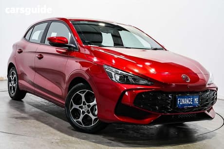 Red 2025 MG MG3 Hatchback Essence