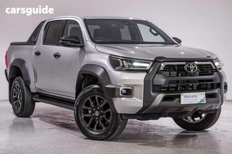 Silver 2024 Toyota Hilux Double Cab Pick Up Rogue 48V (4X4)