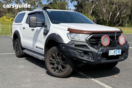 White 2019 Ford Ranger Double Cab Pick Up Wildtrak 2.0 (4X4)