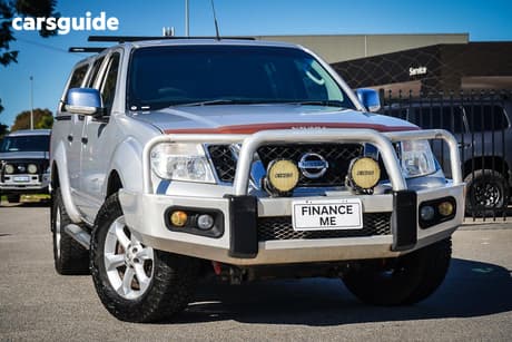 Silver 2011 Nissan Navara Dual Cab Utility St-X 550 (4X4)