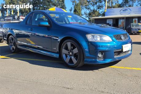 Green 2012 Holden Commodore Utility Sv6 (Lpg)