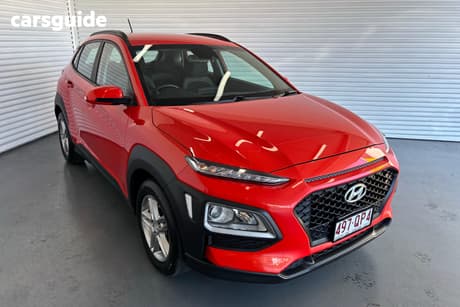 Orange 2020 Hyundai Kona Wagon Active (Fwd)