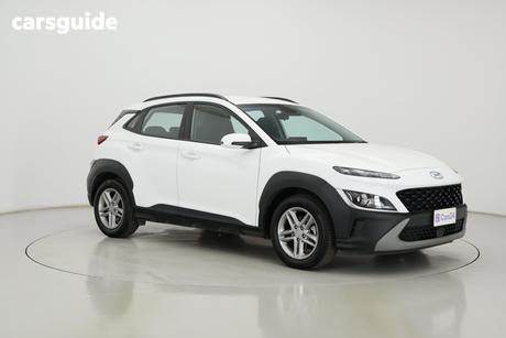 White 2021 Hyundai Kona Wagon (Fwd)