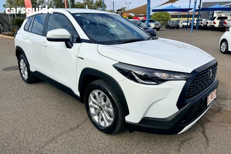 White 2022 Toyota Corolla Cross Wagon Gx 2Wd Hybrid