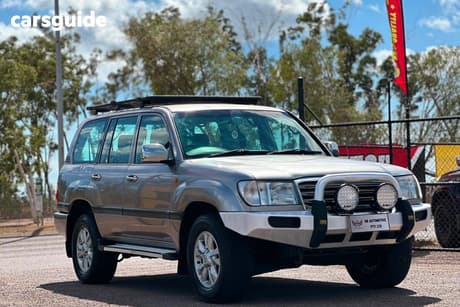 Grey 2003 Toyota Landcruiser Wagon Gxl (4X4)