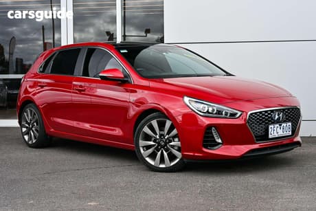 Red 2018 Hyundai I30 Hatchback Sr Premium