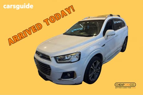 White 2017 Holden Captiva Wagon 7 Ltz (Awd)