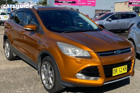 Orange 2016 Ford Kuga Wagon Titanium (Awd)