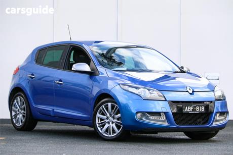 Blue 2013 Renault Megane Hatchback Gt-Line