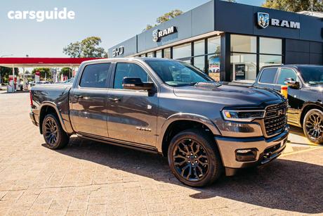 Grey 2025 RAM 1500 Crew Cab Utility Limited Rambox Ho Hurricane