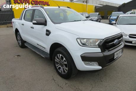 White 2017 Ford Ranger Dual Cab Pick-up Wildtrak 3.2 (4X4)
