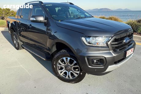Grey 2019 Ford Ranger Double Cab Pick Up Wildtrak 2.0 (4X4)