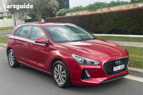 Red 2019 Hyundai I30 Hatchback Active