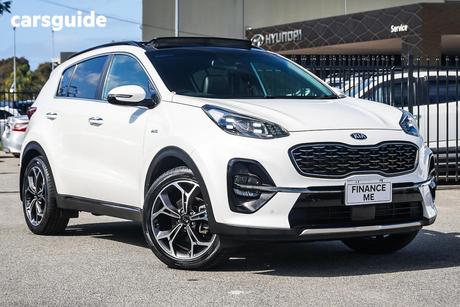 White 2019 Kia Sportage Wagon Gt-Line (Awd)