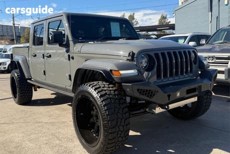 Grey 2021 Jeep Gladiator Dual Cab Utility Overland (4X4)
