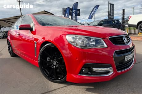 Red 2014 Holden Commodore Sedan Ss-V