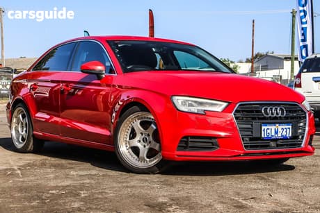 Red 2016 Audi A3 Sedan 1.4 Tfsi Attraction Cod