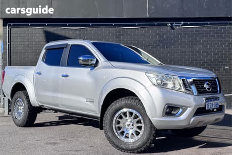 Silver 2015 Nissan Navara Dual Cab Utility St (4X4)