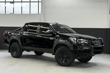 Black 2015 Toyota Hilux Dual Cab Utility Sr5 (4X4)
