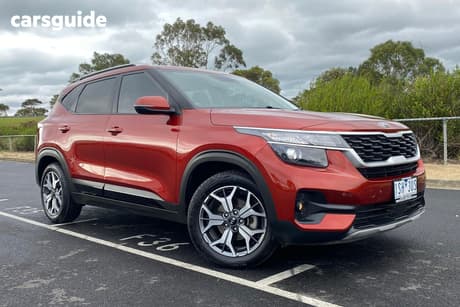 Orange 2020 Kia Seltos Wagon Sport+ (Fwd)