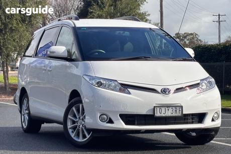 White 2019 Toyota Tarago Wagon Glx