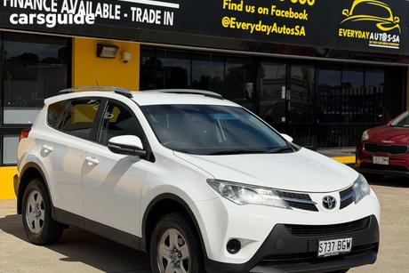 White 2013 Toyota RAV4 Wagon Gx (4X4)