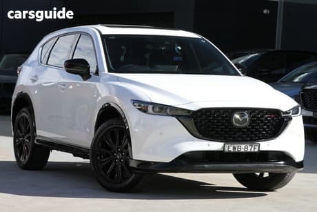 White 2022 Mazda CX-5 Wagon Gt Sp (Awd)
