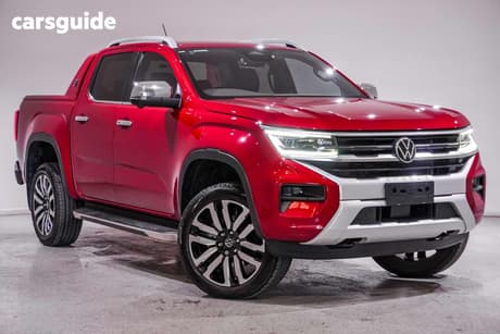 Red 2024 Volkswagen Amarok Dual Cab Utility Aventura Tsi452 4Motion