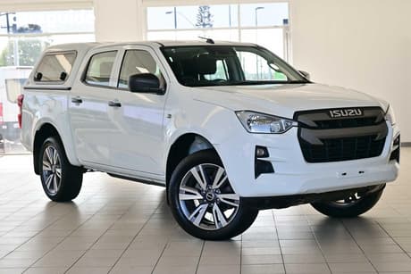 White 2022 Isuzu D-MAX Crew Cab Utility Sx (4X4)