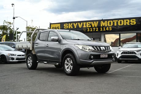 Grey 2016 Mitsubishi Triton Dual Cab Utility Gls (4X4)