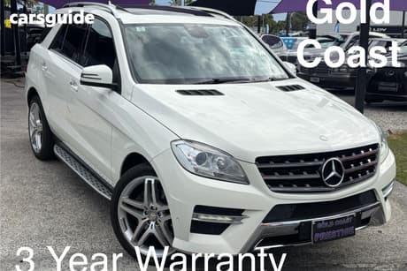 White 2012 Mercedes-Benz ML250 Wagon Cdi Bluetec (4X4)