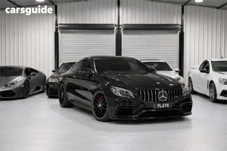 Black 2022 Mercedes-Benz C63 Coupe S