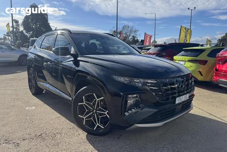 Black 2021 Hyundai Tucson Wagon Highlander (Awd)