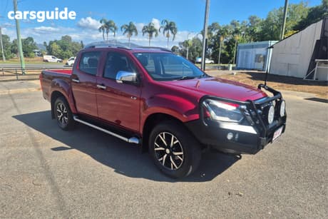 Red 2018 Isuzu D-MAX Crew Cab Utility Ls-Terrain Hi-Ride (4X4)